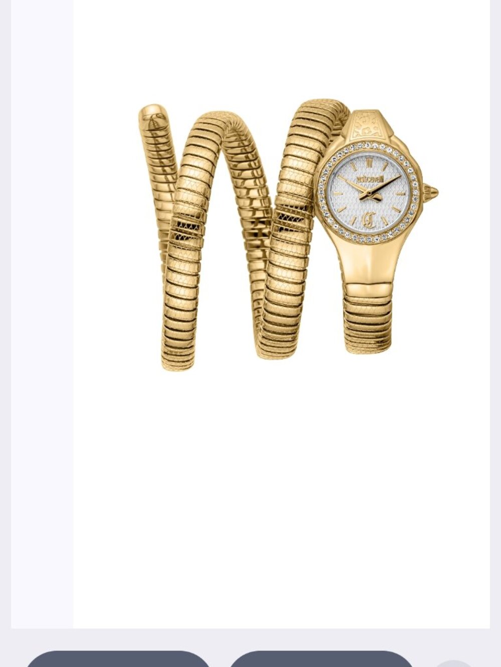 Just cavalli Snake Bracelet Strap Watch, 22mm x 35.5mm